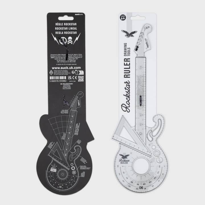 SUCK UK Ltd - USA - Wholesale Ruler - Rockstar Guitar Ruler1