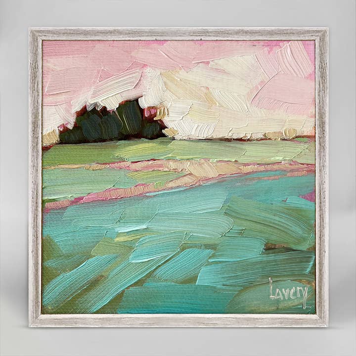 Day Dreams and Lavender Mini Framed Canvas for wholesale by GreenBox Art