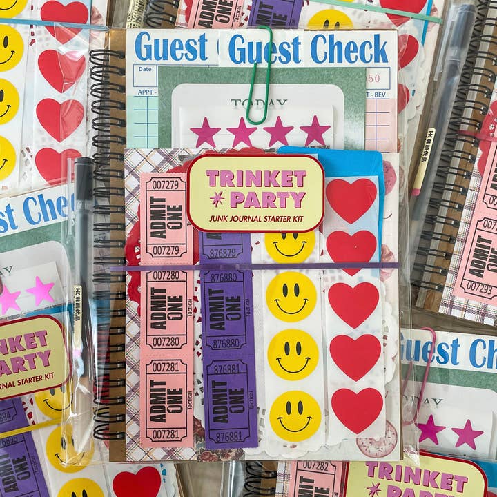 Junk Journal Starter Kit for wholesale by Trinket Party