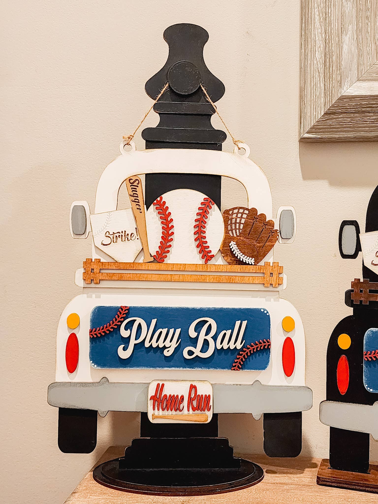 Hollow Grove Designs - Wholesale Door Hanger - Baseball Truck Insert | Interchangeable Truck Door Hanger2