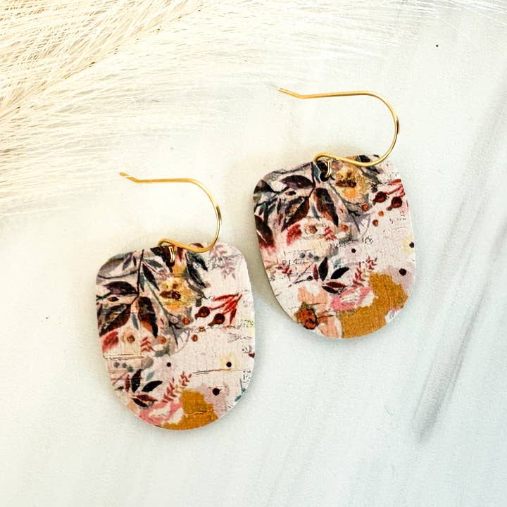 Fall Floral Cream, Teal Print U-Shaped Leather Earrings and other Purchase Wholesale belart. Free Returns & Net 60 Terms on Faire trending on Faire.