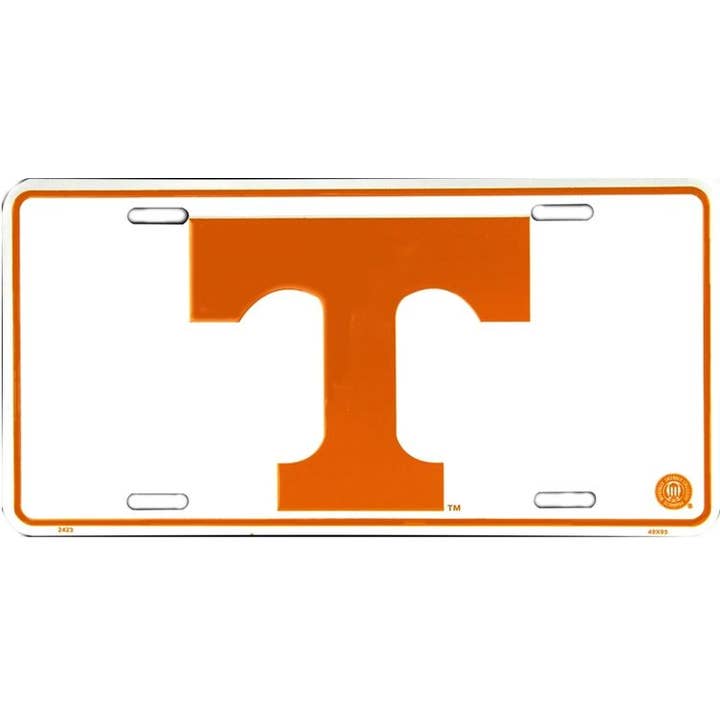 TN Univ «T» White - Targhe per la vendita all'ingrosso da parte di Signs 4 Fun