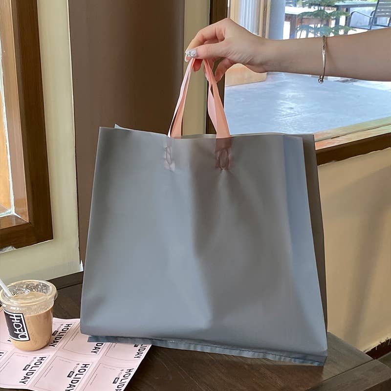 ByHome - Wholesale Gift Bag - 50pcs, Dual-colors Premium Frosted square PVC Gift Bags4