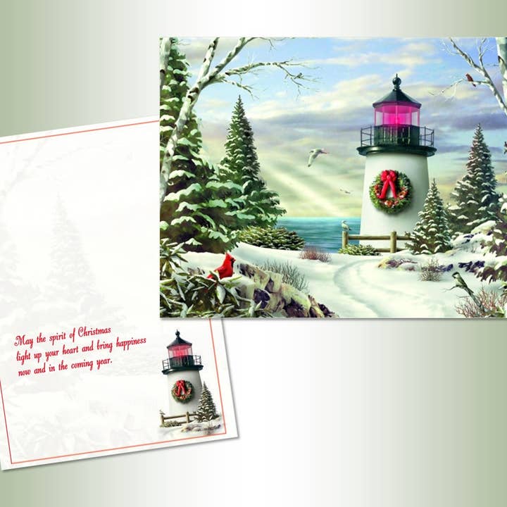 Phare d'hiver - Rapport qualité/prix exceptionnel #52328 pour la vente par Lux Press Group | LPG Greetings