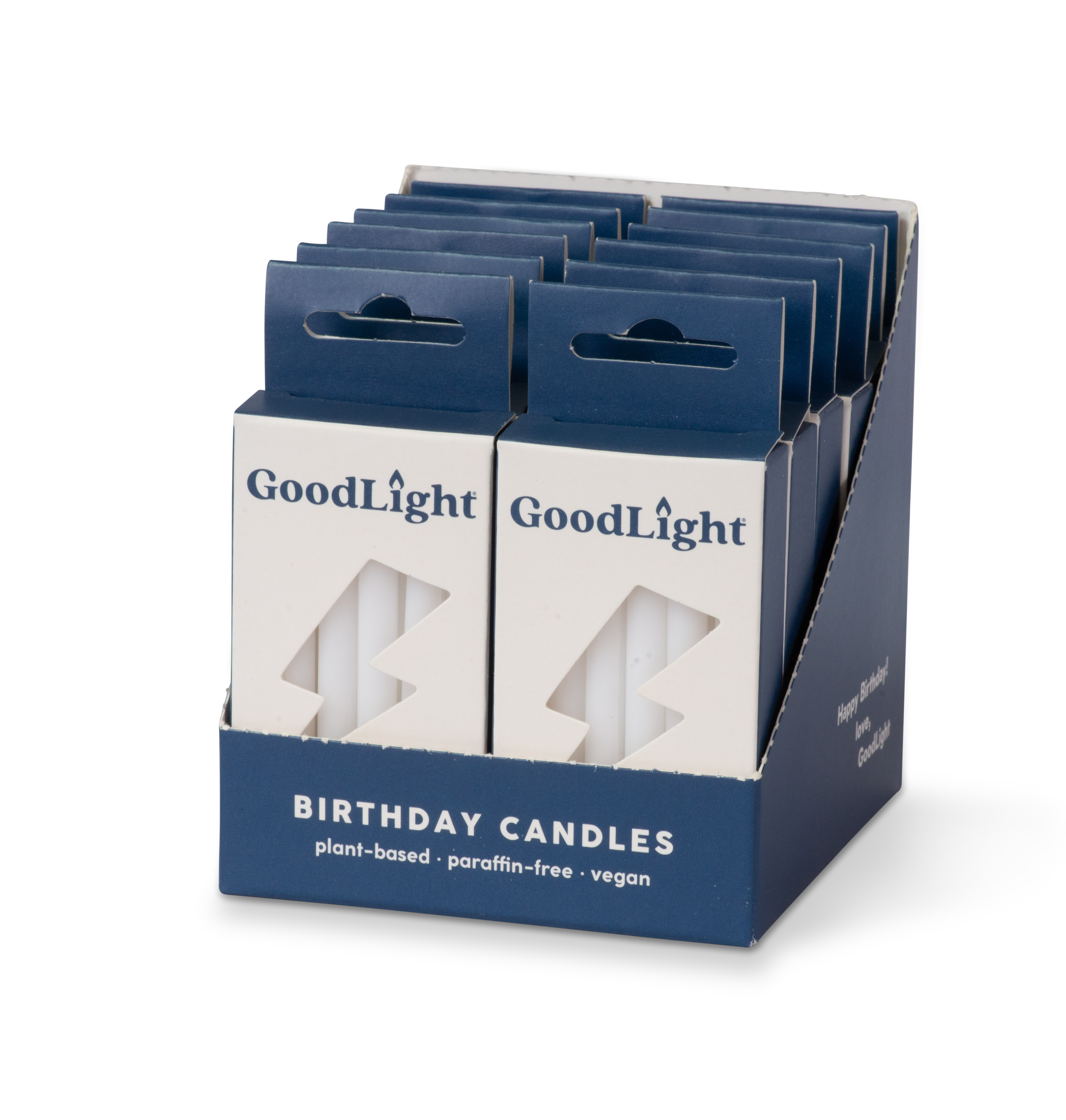 GoodLight Natural Candles – wholesale Tårtljus – Veganska födelsedagsljus | 12-pack14