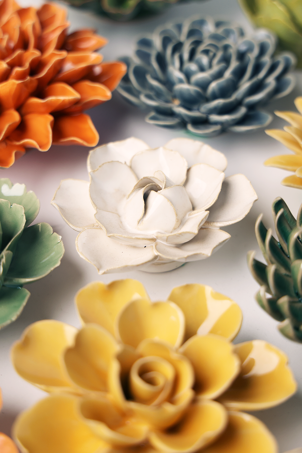 Chive - Wholesale Decorative Tabletop Object - Best Gifts Ceramic Flowers Handmade Boxed Set Ivory Daffodil4