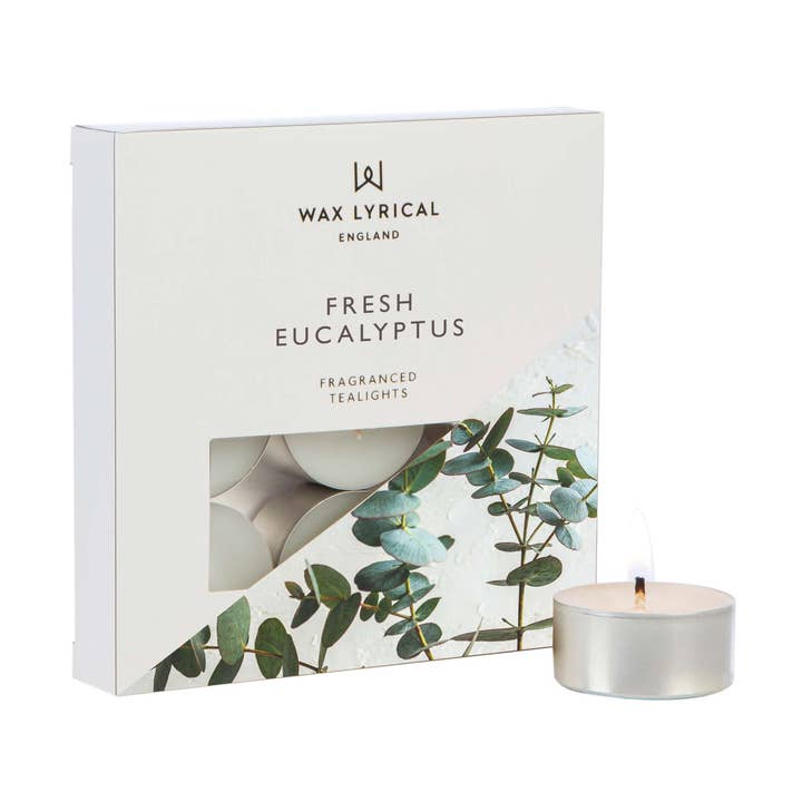 Wax Lyrical Fresh Eucalyptus Tealights for wholesale by Wax Lyrical UK
