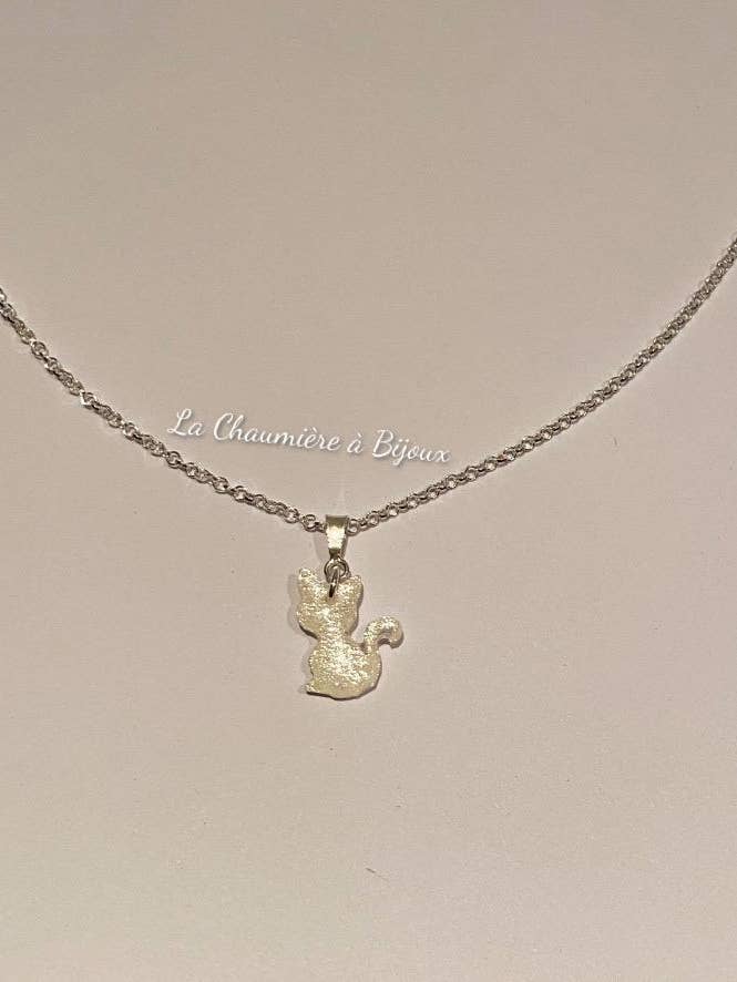 Cat necklace - Doocky for wholesale by La Chaumière à Bijoux