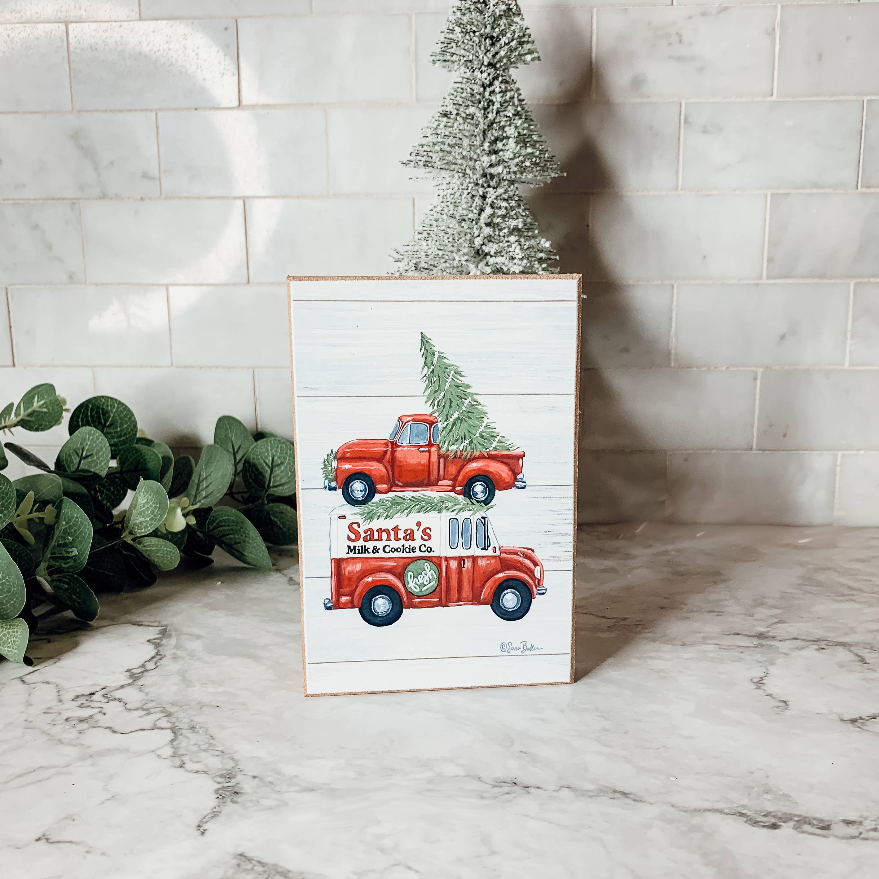 Gia Roma - Vendita all'ingrosso Cartelli - Cartelli in legno per decorazioni natalizie per la casa, linea 15x4x2,5 cm46