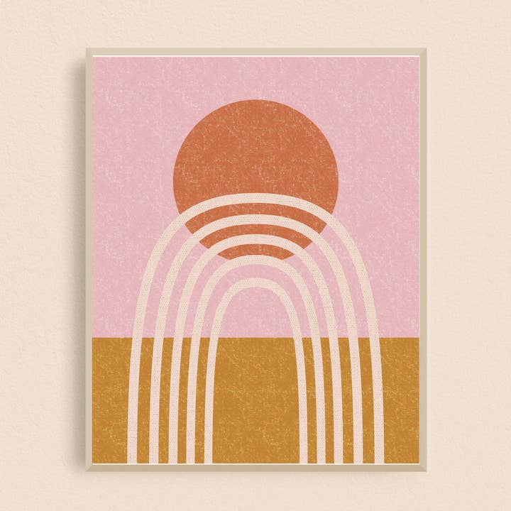 Impresión artística de arco iris para venta al por mayor de Black Lab Studio