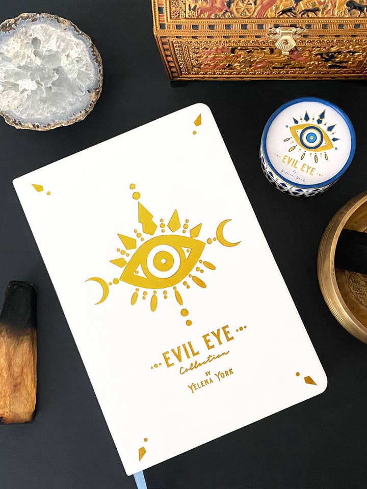 DIÁRIO DE COLEÇÃO DE MAU-OLHADO CADERNO DE COURO por atacado de Yelena York