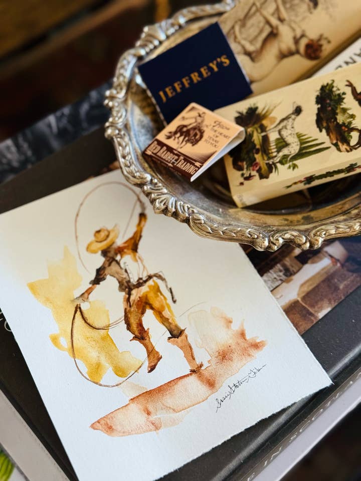 Roper - mini original for wholesale by Susie Stokes Gibson Art & Design