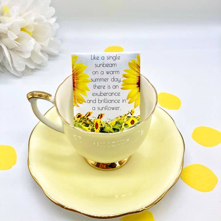 Victoria Mae Designs – wholesale Tea bags – Tea Gift Set for Sunflower Lovers7