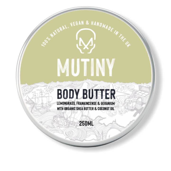 Manteca corporal: limoncillo, incienso y geranio para venta al por mayor de Mutiny Shaving