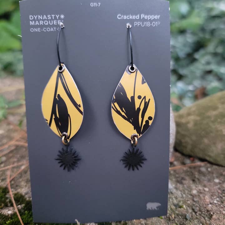 Verdilune - Wholesale Dangle Earrings - Summery Flowers Collection - Repurposed Tin Earrings40