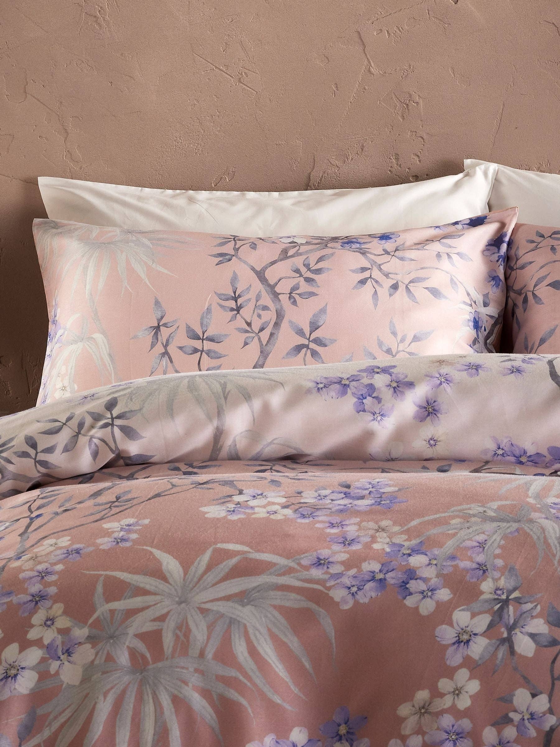 Vantona Boutique Mai Blossom Duvet Cover Set - Blush for wholesale on Faire0