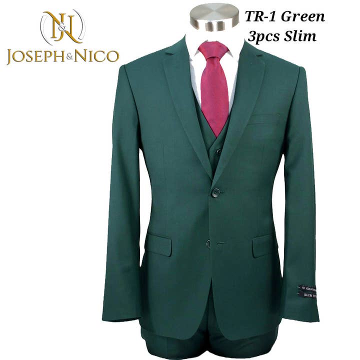 Joseph et Nico Costume - Vert pour la vente par Timpano Direct