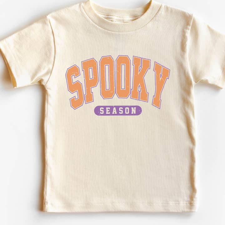 Halloween-shirt voor kinderen Spooky Season Graphic T-shirt voor peuters voor wholesale door P E T I T R U E
