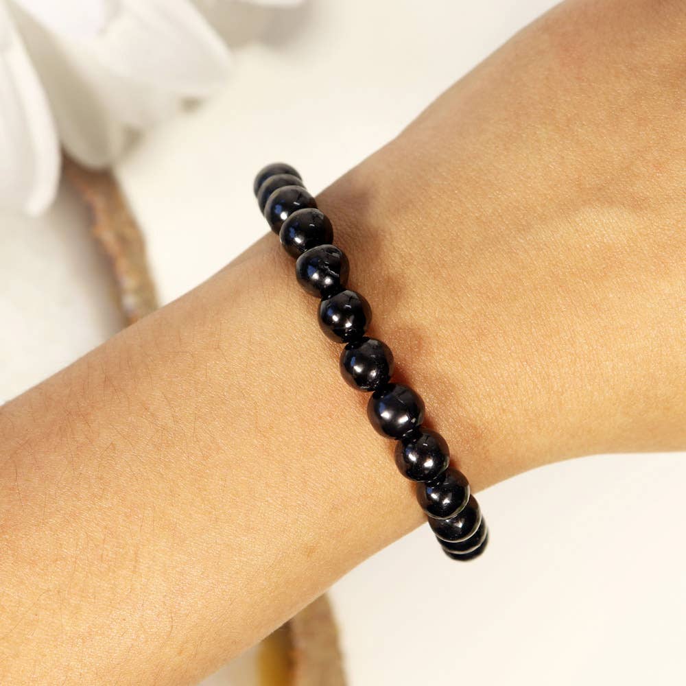 Natures Artifacts Inc - Wholesale Beaded Bracelet - Shungite Bracelet2