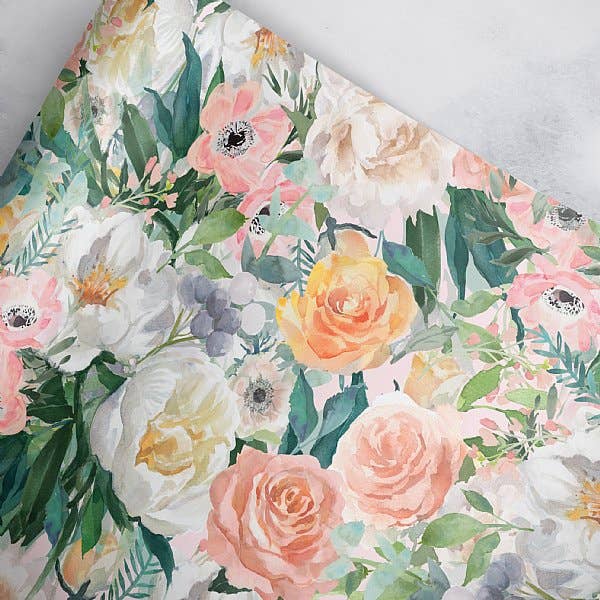 Sunrise Garden Gift Wrap for wholesale by Loralee Lewis