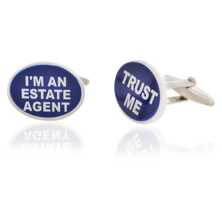 Agent immobilier Trust Cufflinks pour la vente par Cufflinks Depot