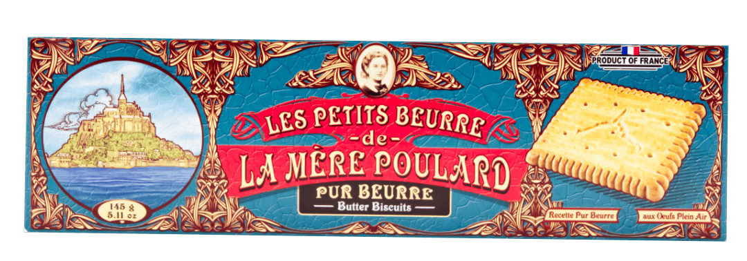 Biscuiterie La Mère Poulard - Wholesale Cookie - COLLECTOR TIN SMALL BUTTER BISCUIT 145G1