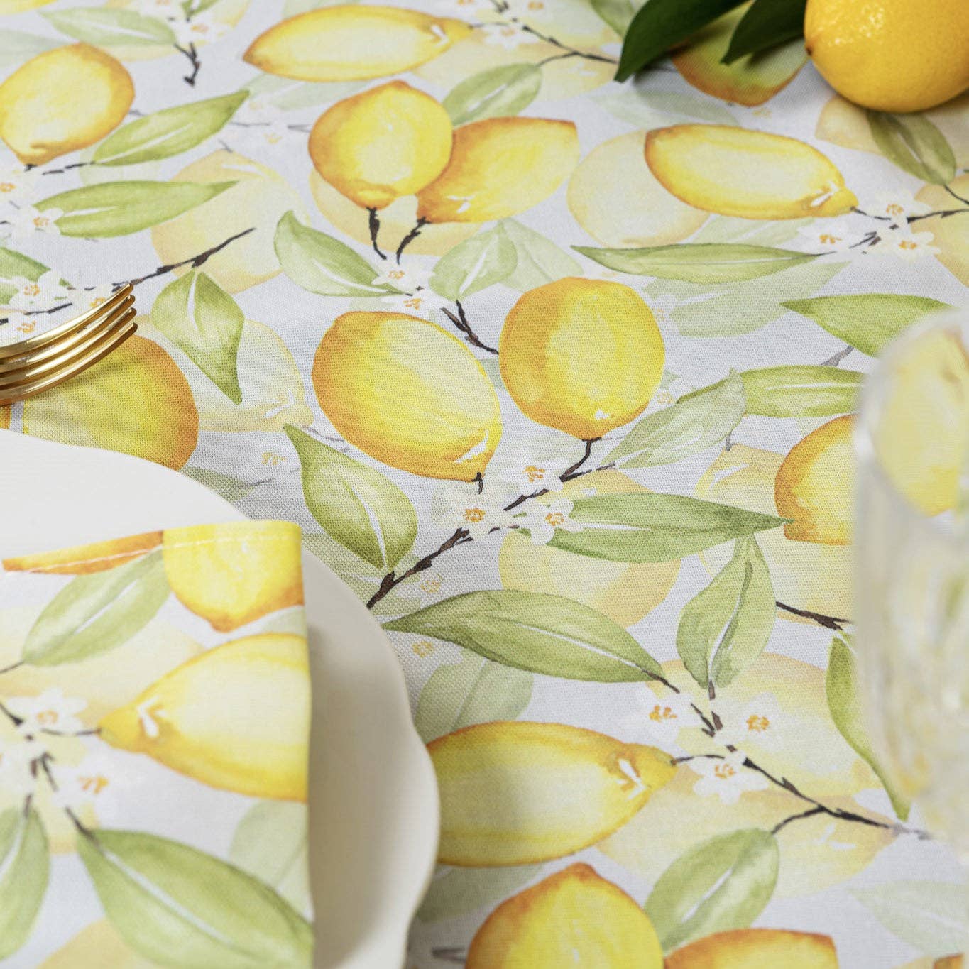 Pintail Candles | Avalon Home – wholesale Tablecloth – Summer Lemons Tablecloth1