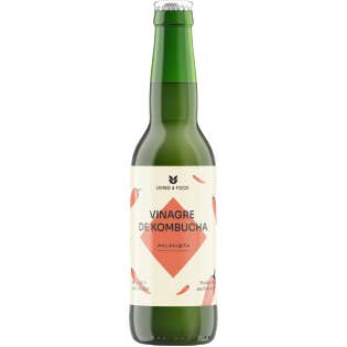 Kombucha eddike og chili levende mad for engroshandel hos Living Food - Kombucha com Todos