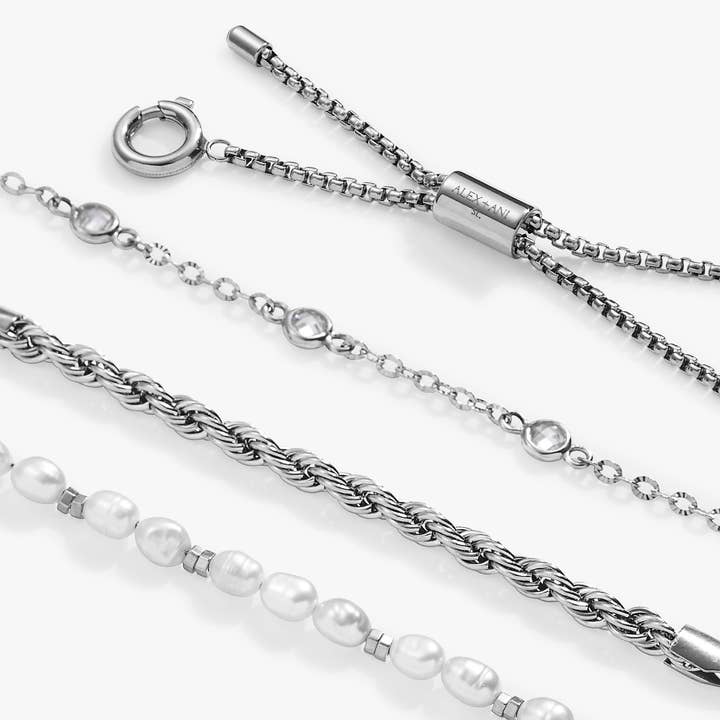 Alex and Ani - Wholesale Jewelry Set - Crystal + Pearl Stranded™ Bracelet Set1