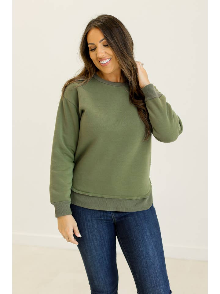 Vert Sweatshirt en polaire vert Hunter en vente sur Faire