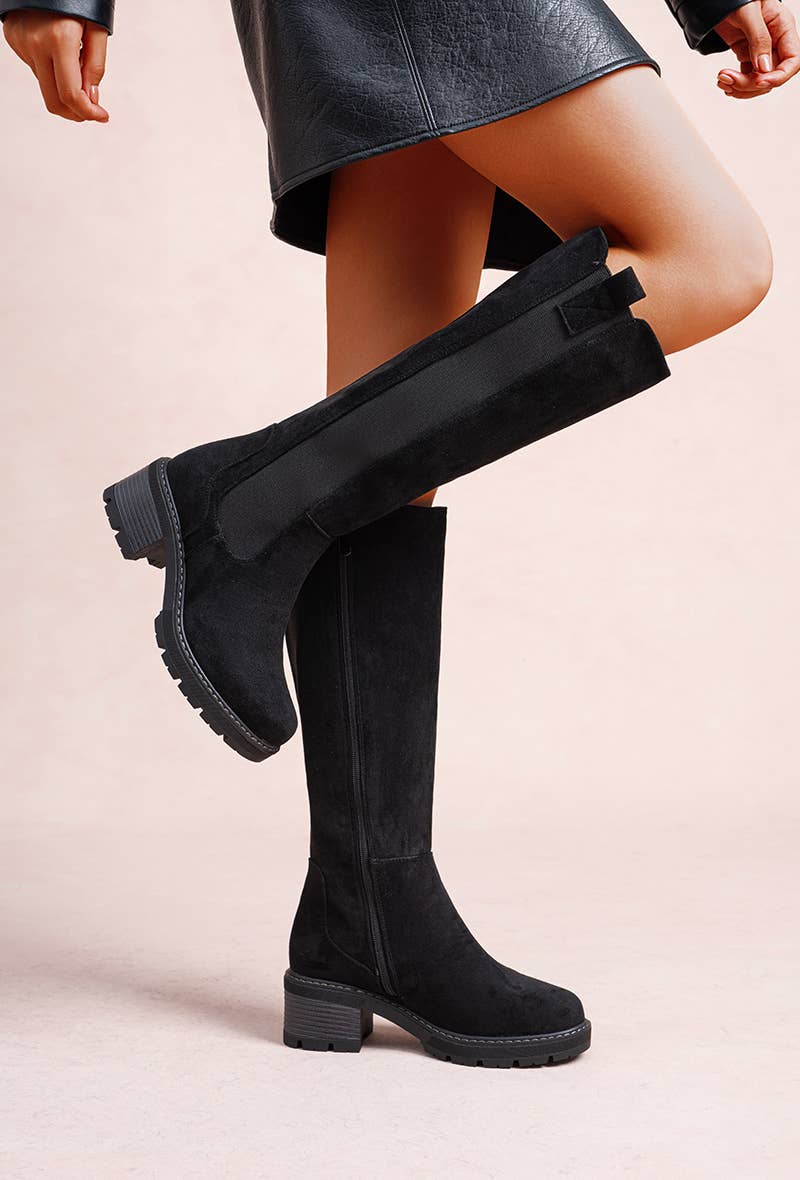 LADY GLORY – Großhandel Stiefel – Damen – Damen Stiefel Hoch – Schick Texturiert & Schlanke Silhouette5