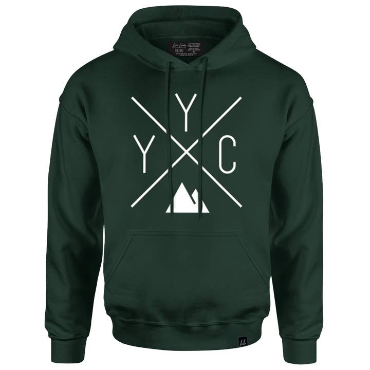 YYC Hoodie - Waldgrün 🇨🇦 für den Großhandel von Local Laundry
