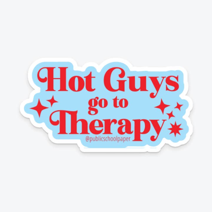 Hot Guys - Sticker for wholesale by Public School Paper Co.