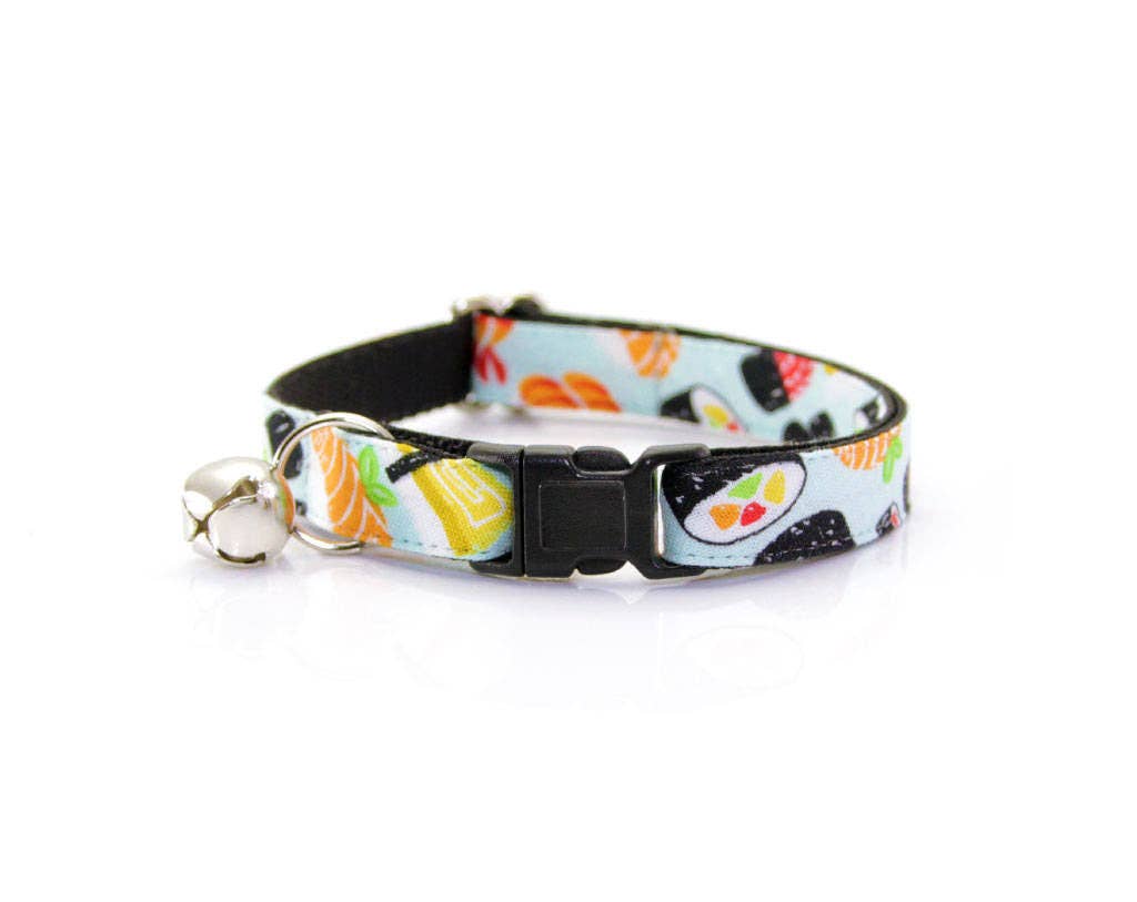 Made By Cleo - Wholesale Pet Collar - Cat - "Sushi Date" - Sushi Cat Collar1