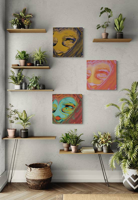 StudioKollisions - Wholesale Wall Art Set - "Gagged”, 2024 Signed Wall Art Print Set, Heavy Cardstock1