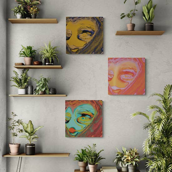 StudioKollisions - Wholesale Wall Art Set - "Gagged”, 2024 Signed Wall Art Print Set, Heavy Cardstock1