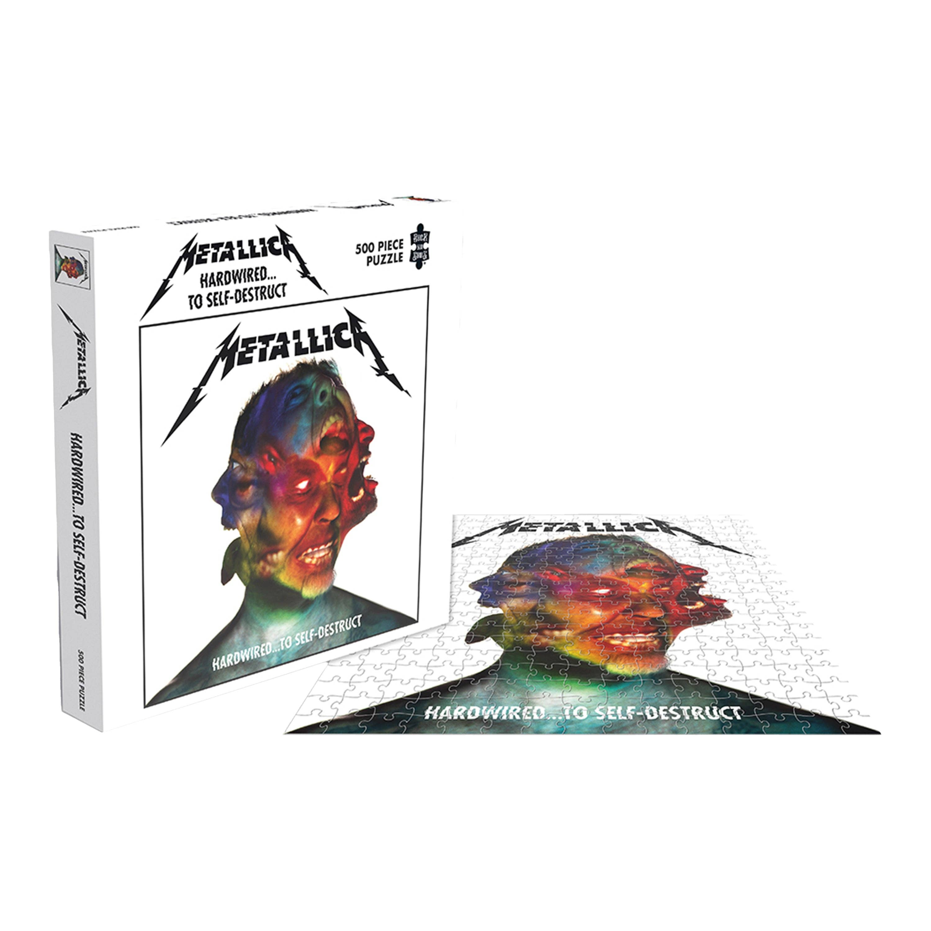 AQUARIUS, GAMAGO, ICUP, & ROCK SAWS by NMR Brands - Wholesale Puzzle - Adult - Metallica Hardwired...To SElf - Destruct (500 Piece Jigsaw P2