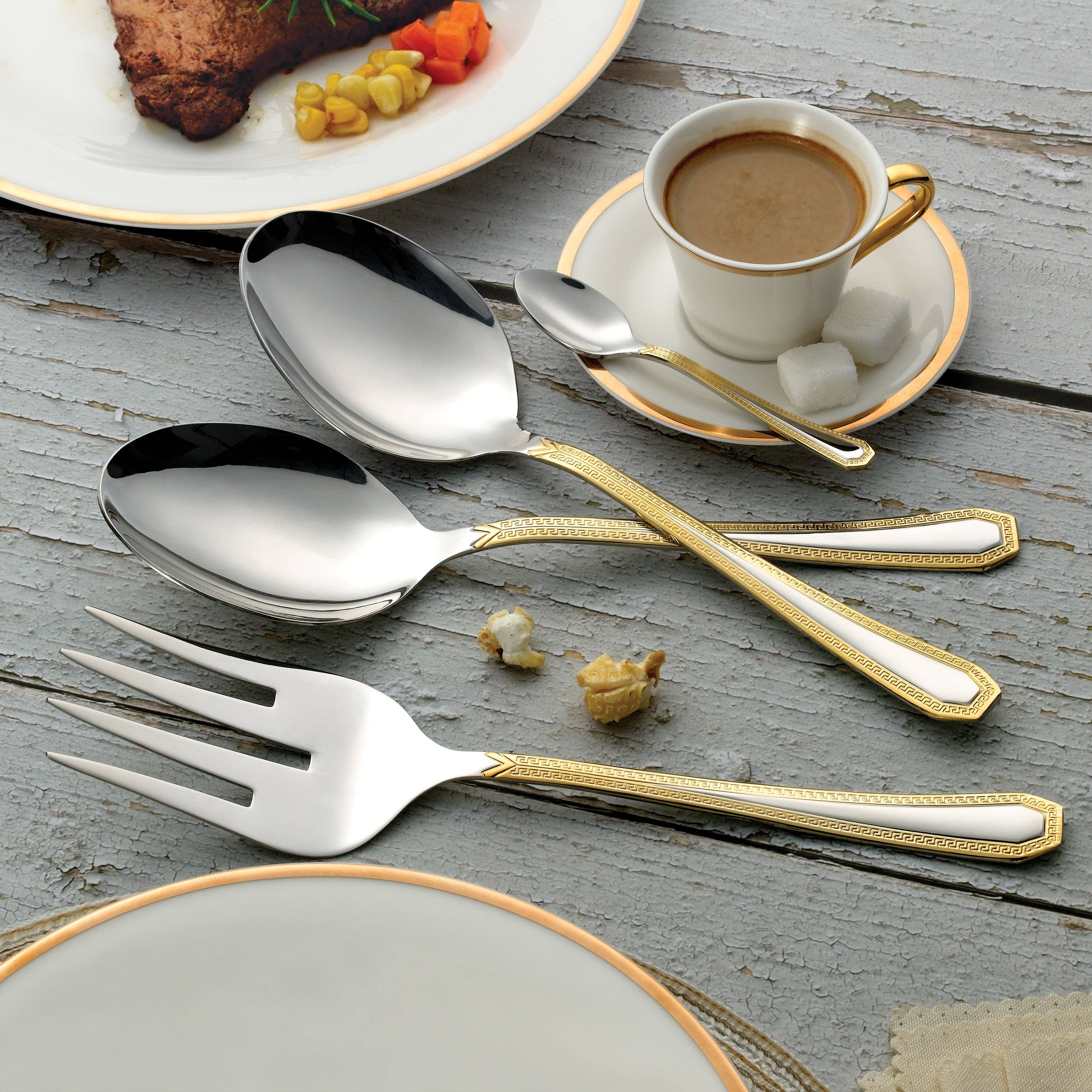 Gifts Plus – Großhandel Besteckset – 75 Stück 18/10 #730G -75 (Packung 2) (Kopie)3