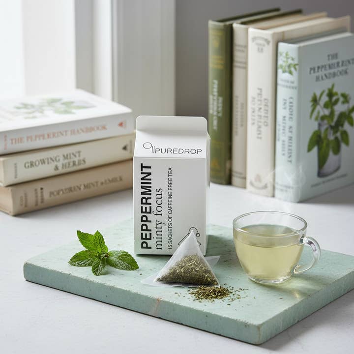 Minty Focus 15 Beutel Pfefferminztee für den Großhandel von Pure Drop