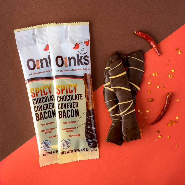 Genesee Candy Land - Wholesale Chocolate Covered Sweets - Spicy Chocolate Covered Bacon