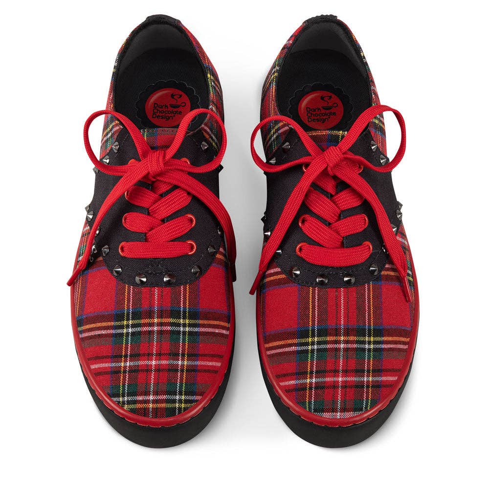 Hot Chocolate Design - Wholesale Lifestyle Sneakers - Women's - Chocolaticas® Rebel Tartan Casual Sneaker1