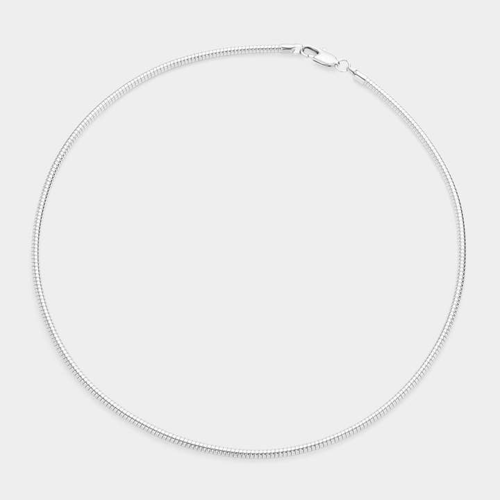Sensibling Corp. - Wholesale Link & Chain Necklace - 16 Inch Omega Chain Choker Necklace3