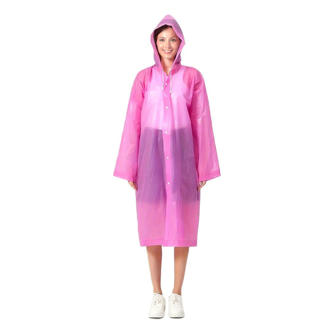 Diacly - Wholesale Raincoat - Women's - Durable Fashion Eva Outdoor Rain Poncho Coat3