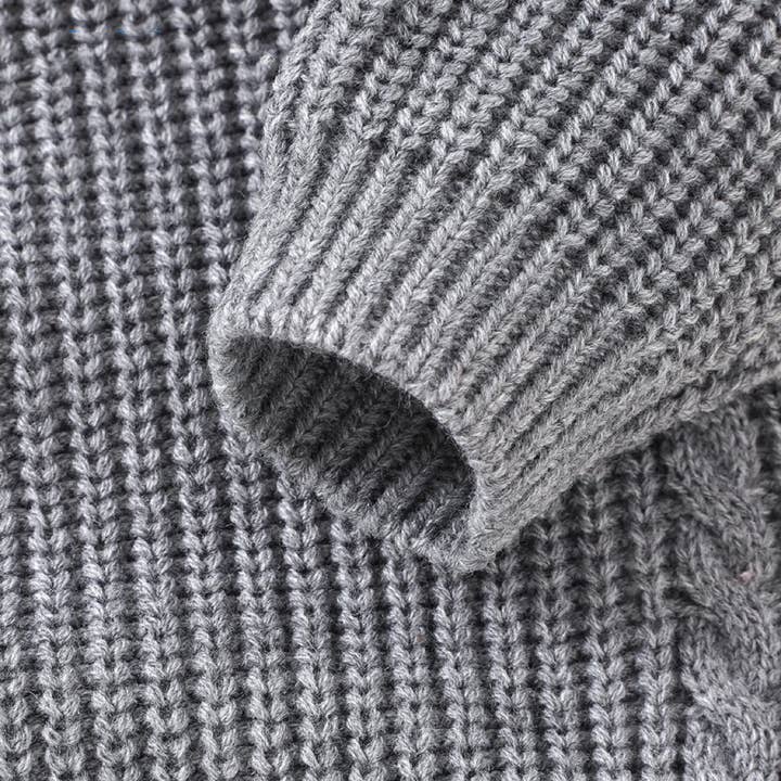 MyKids-USA® - Wholesale Bodysuit (Non-Footed) - Baby - Baby Solid Color Long Sleeve Knitted Woolen bodysuit5