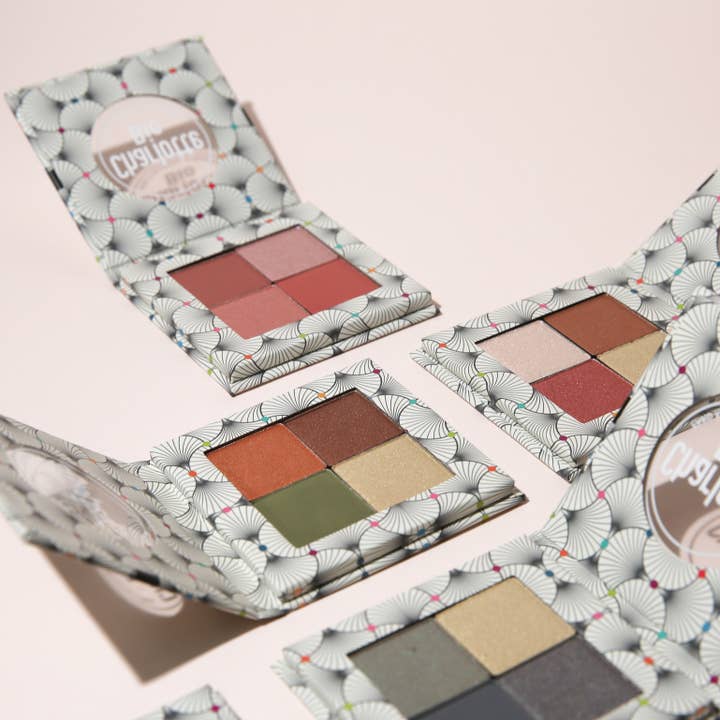CHARLOTTE BIO - Wholesale Face Makeup Palette - Organic 4-shade eyeshadow palette