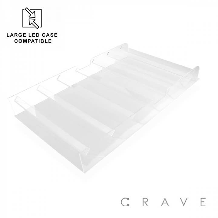 7 SHELF ACRYLIC INSERT TRAY PANEL FOR MULTIPLE PURPOSE USE for wholesale by CRAVE