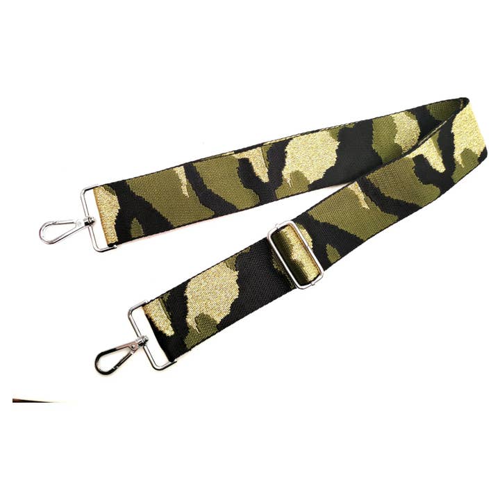 Camouflage Afneembare Tasriem - Zilveren Gesp 5 cm breed voor wholesale door Superbia