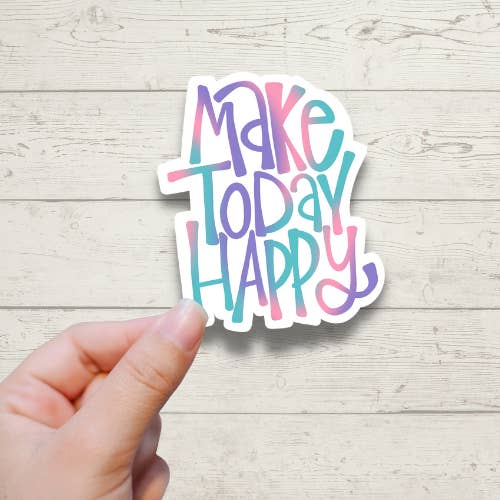 Adesivi motivazionali con lettere «Make Today Happen» per la vendita all'ingrosso da parte di Forest Crafts