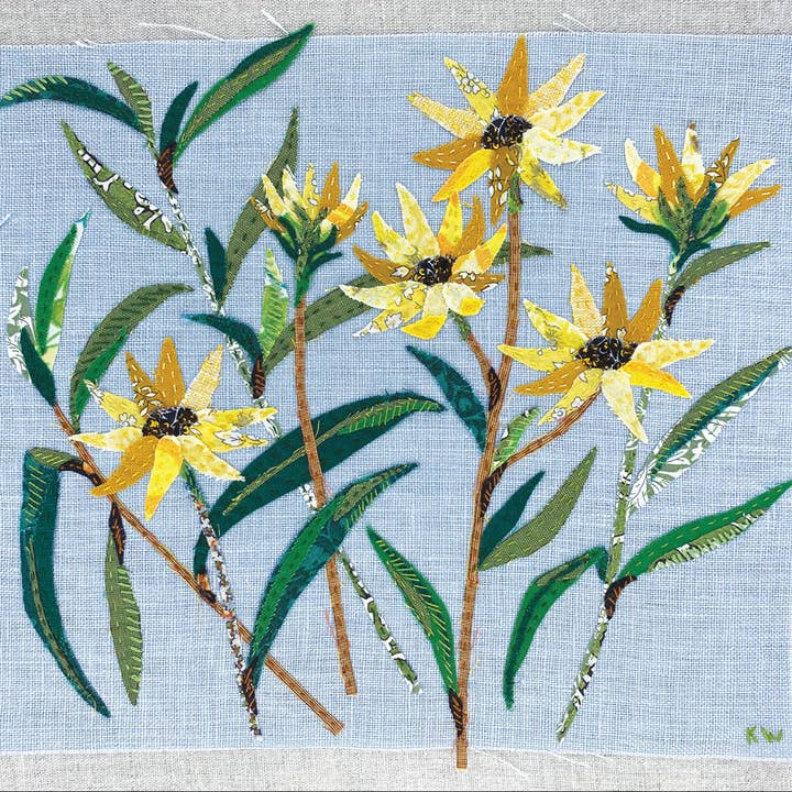Wattle&Loop - Wholesale Embroidery/Cross Stitch Supplies - Swamp Daisy Slow Stitching Kit2