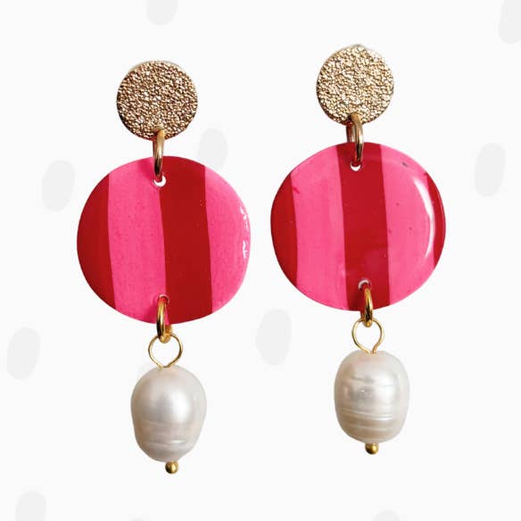 Acryl Statement Oorbellen - All My Love voor wholesale door Pieces of Blonde